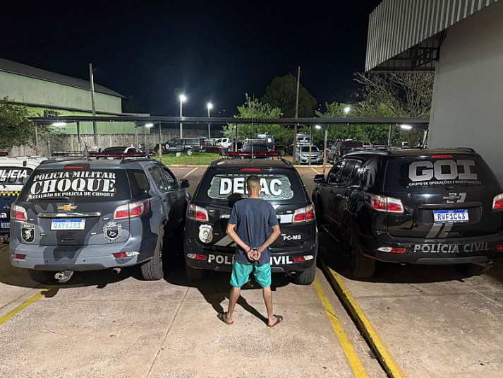 Assassino de casal na Capital é preso pelo GOI no distrito de Anhanduí