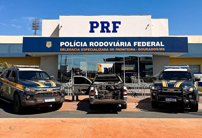 Assaltante de banco e foragido da justiça é preso pela PRF em Dourados com quase 800 kg de drogas