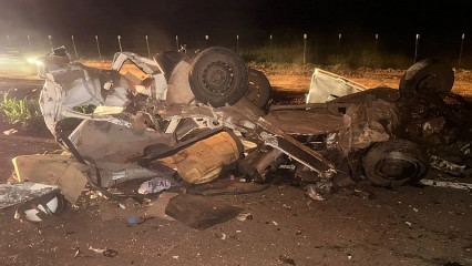 Tentativa de ultrapassagem termina com 2 mortos e 3 feridos na MS-289