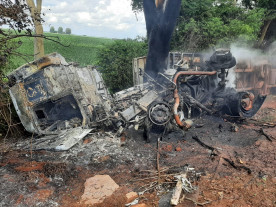 Bombeiro é atropelado durante atendimento de ocorrência em Fátima do Sul