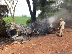 Bombeiro é atropelado durante atendimento de ocorrência em Fátima do Sul