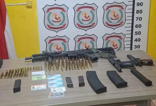 Brasileiro é preso com submetralhadora, pistolas e 100 munições no Paraguai