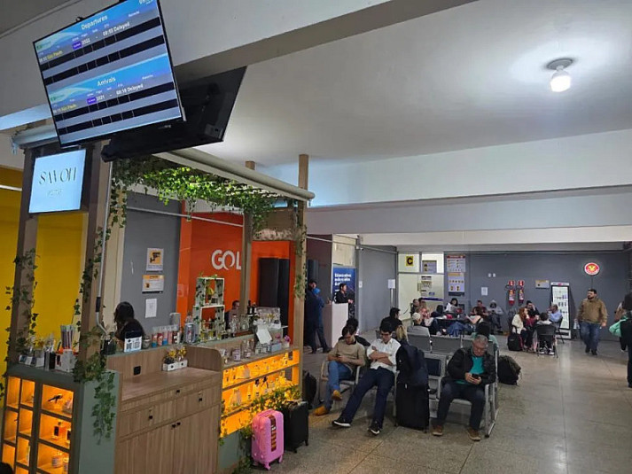 Mau tempo impede avião de pousar no aeroporto de Dourados nesta quarta-feira