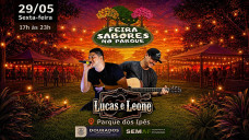 Feira Sabores agita Parque dos Ipês com show da dupla Lucas e Leone