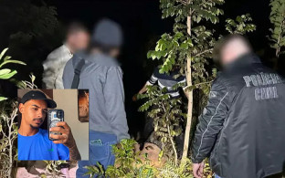 Jovem é encontrado enterrado em área de mata com marca de paulada na cabeça