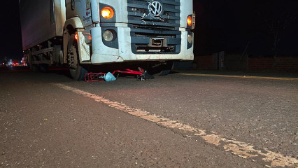 Indígena de bicicleta morre após ser atropelada por caminhão no anel viário de Dourados