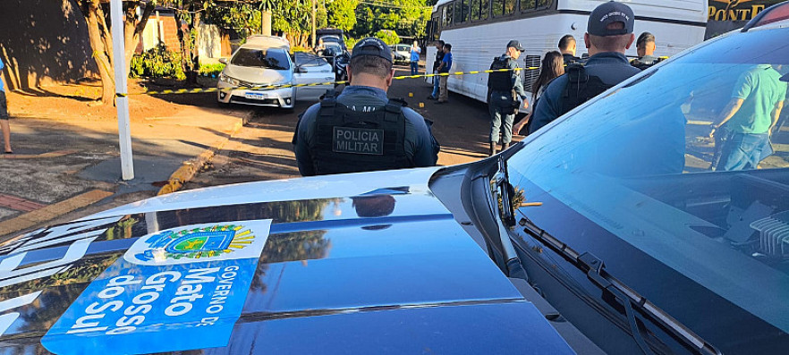 Homem morre em confronto com a PM durante abordagem em Dourados