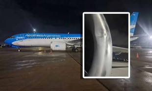 Avião de companhia argentina identifica impacto de drone no Galeão