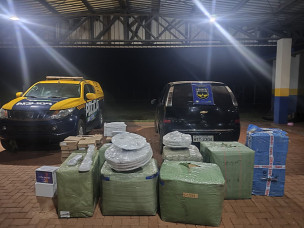 Polícia Rodoviária apreende carga de R$ 72 mil em mercadorias irregulares
