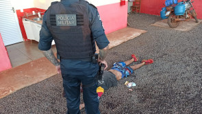 Durante tentativa de furto, ladrão tenta agredir PM com facão e é morto a tiros