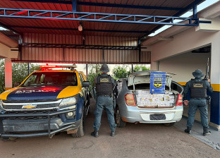 Homem é preso pela PMR com 1,6 mil pacotes de cigarros na MS-473