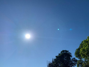 Sábado de sol e calorão de 33ºC em Dourados, aponta previsão do Climatempo