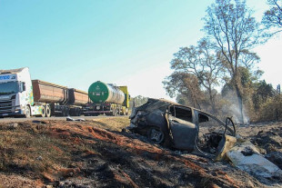 Acidente que resultou em 4 mortes foi provocado por ultrapassagem proibida na BR-163