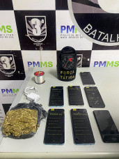 Rapaz é preso tentando enviar celular e drogas para a PED por meio de drone