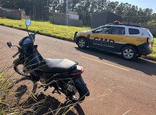 Guarda recupera motocicleta furtada nas proximidades do Cemitério Parque