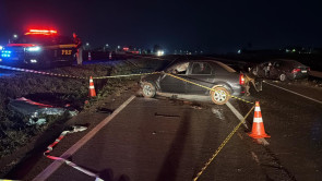 Paranaense morre após carro invadir pista contrária e atingir Honda Civic na BR-163
