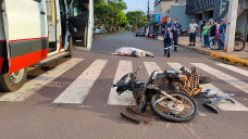 Motorista bate em motocicleta e mata condutora na Avenida Weimar Gonçalves Torres