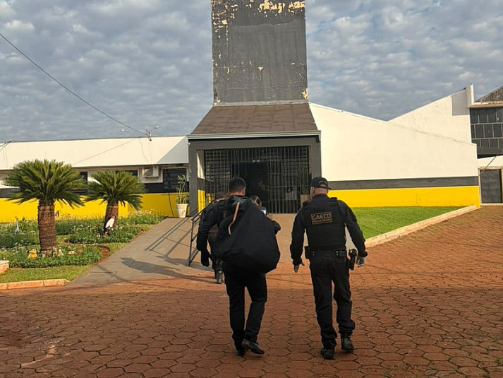 Gaeco investiga policiais penais por entrada de drogas e celulares na PED