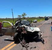 Vítimas de acidente com carreta em Naviraí eram de Dourados