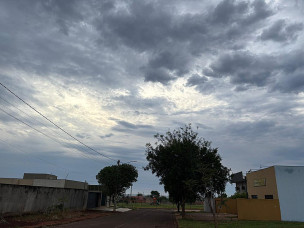 Dia com previsão de chuva isolada e máxima de 27ºC em Dourados