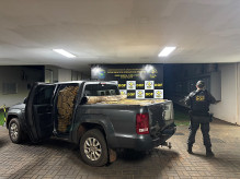 Em menos de 3 meses, quase 30t de drogas e 1,4 milhão de maços de cigarros são aprrendidas
