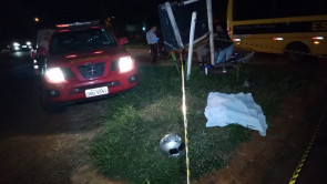 Motociclista morre depois de bater em ônibus em Dourados