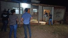 Homicídio aconteceu no Jardim Água Boa na noite desta quarta-feira; Foto: Sidnei Bronka/Ligado Na Notícia