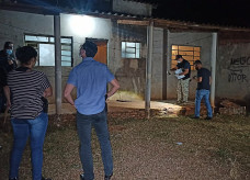 Homicídio aconteceu no Jardim Água Boa na noite desta quarta-feira; Foto: Sidnei Bronka/Ligado Na Notícia