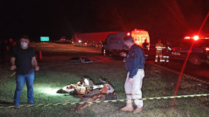 Motociclista de 58 anos morre em acidente na BR-163