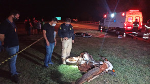 Motociclista de 58 anos morre em acidente na BR-163