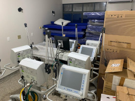 Hospital da Vida instala novos leitos de UTI Covid-19