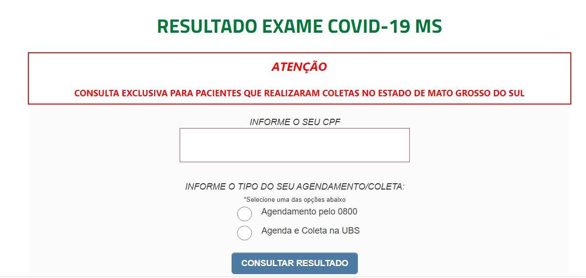 www retire seu exame.com.br resultado