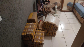 Após perseguição iniciada em Dourados, Defron apreende 686 quilos de maconha na Capital