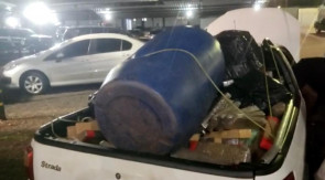 Após perseguição iniciada em Dourados, Defron apreende 686 quilos de maconha na Capital