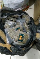Após perseguição iniciada em Dourados, Defron apreende 686 quilos de maconha na Capital
