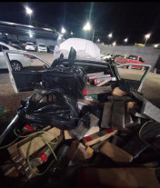 Após perseguição iniciada em Dourados, Defron apreende 686 quilos de maconha na Capital