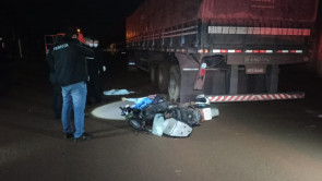 Polícia Civil identifica motociclista que morreu após bater em carreta parada em Dourados