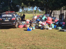 Defron apreende cerca de 7 toneladas de maconha e prende 3 traficantes na fronteira