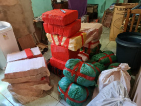 Dupla é presa pela Defron com mais de 350 quilos de drogas em Coronel Sapucaia