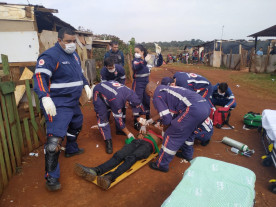 Jovem fica gravemente ferido após ser baleado com 4 tiros por dupla de moto em Dourados
