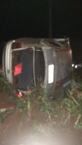 Homem morre ao capotar carro entre Macaúba e Vila Formosa