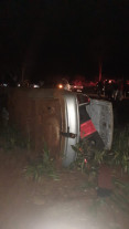 Homem morre ao capotar carro entre Macaúba e Vila Formosa