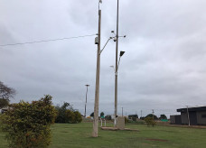 Trevo da Bandeira, em Dourados; Foto: Luiz Guilherme/Sidnei Bronka