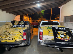 Defron apreende mais de 3 toneladas de maconha e prende 6 traficantes na fronteira