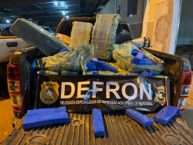 Defron apreende mais de 3 toneladas de maconha e prende 6 traficantes na fronteira