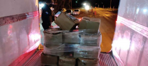 Mais de meia tonelada de pasta base de cocaína é apreendida na MS-134