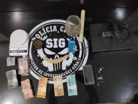 SIG prende mulher que vendia drogas até no cartão de crédito e débito