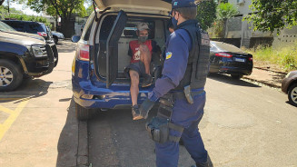 'Nanico' foi preso em uma casa abandonada; Fotos: Sidnei Bronka/Ligado Na Notícia