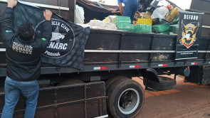 Ação conjunta prende 5 pessoas e apreende aproximadamente 6 toneladas de maconha