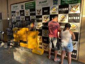 ‘Casal do tráfico’ é preso pela Defron com quase 700 quilos de maconha